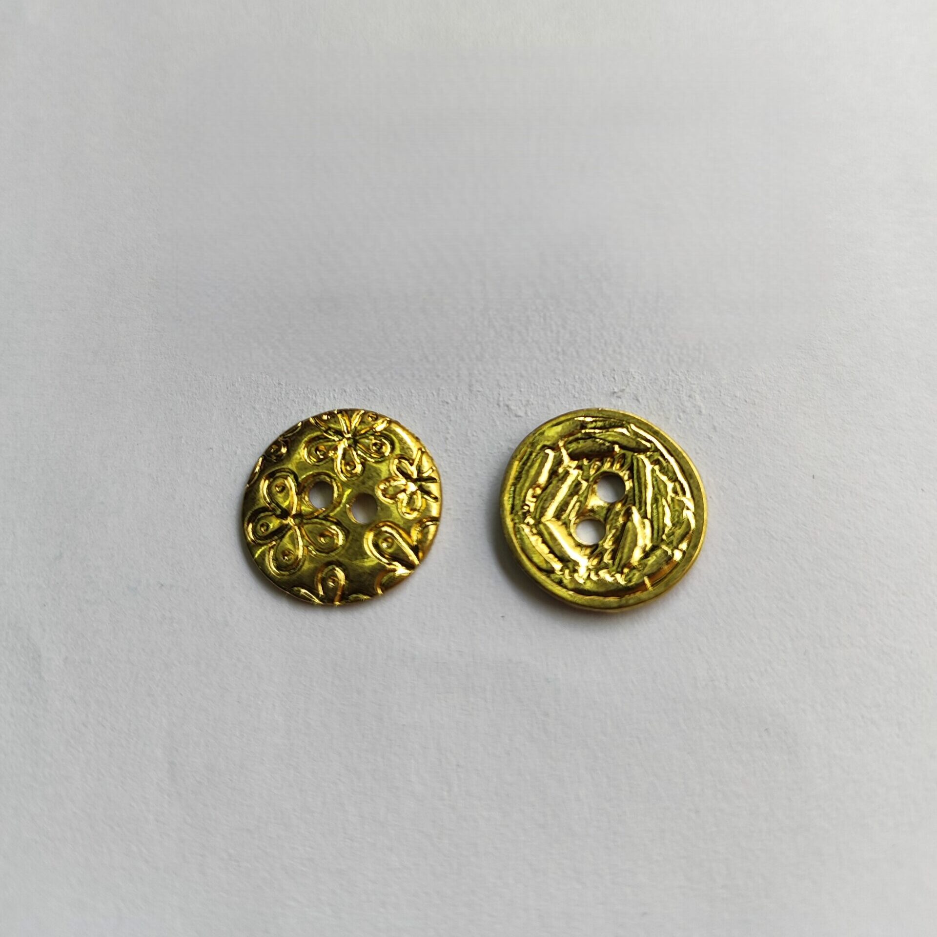 Botão de Metal 7489/30 Tam 30 Dourado/1000 pçs