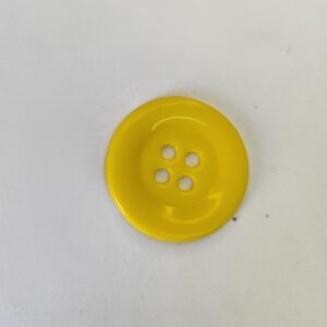 Botão Poliéster 8010/40 Tam 40 Amarelo/1000 pçs