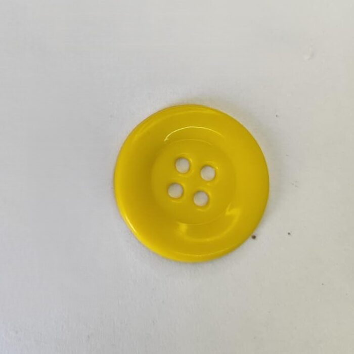 Botão Poliéster 8010/40 Tam 40 Amarelo/1000 pçs
