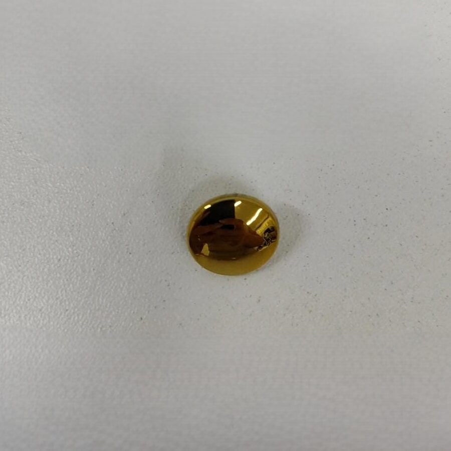 Botão de ABS 841/20 Tam 20 Dourado/ 1000 pçs