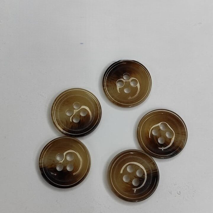 Botão Poliéster 958/24 Tam 24 Mesclado/1000 pçs