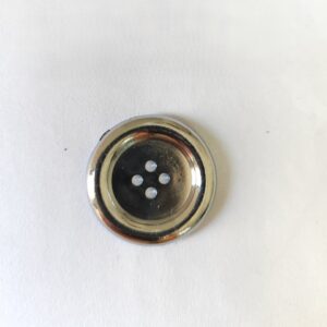 Botão de ABS 2426/40 Tam 40 Prata/1000 pçs