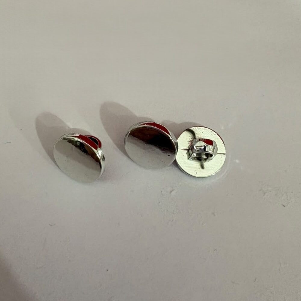Botão de ABS 270/18 Tam 18 Prata/ 1000 pçs
