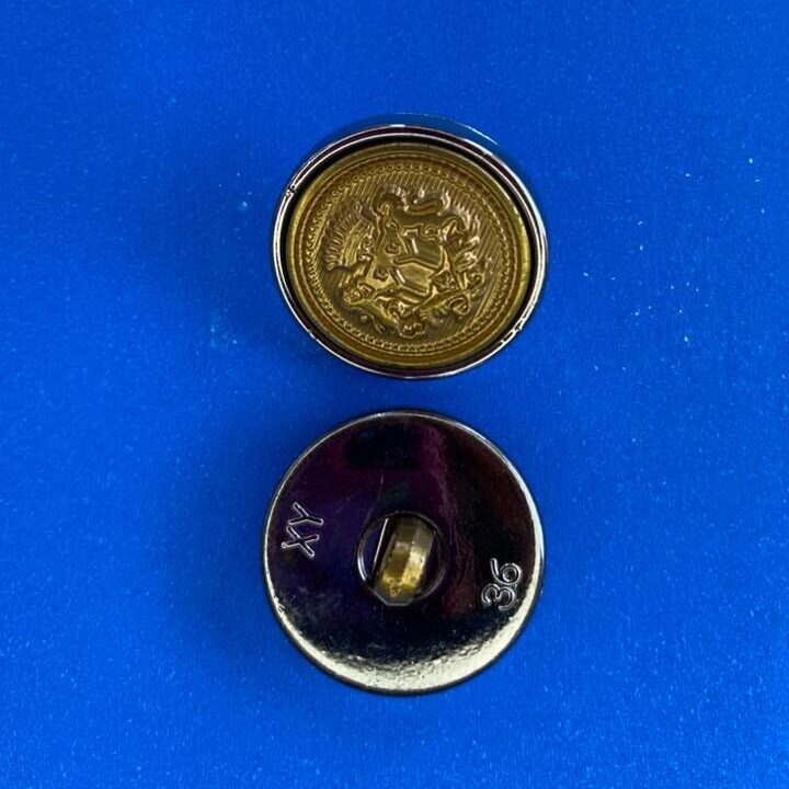 Botão de ABS 019/36 Tam 36 Ouro Velho/ 500 pçs