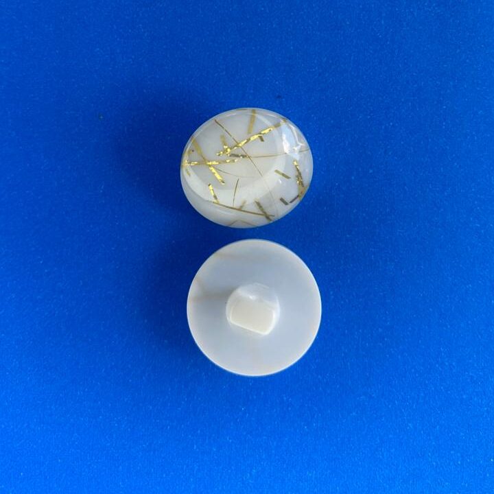 Botão Poliéster 1080/28 Tam 28 Branco/ 500 pçs