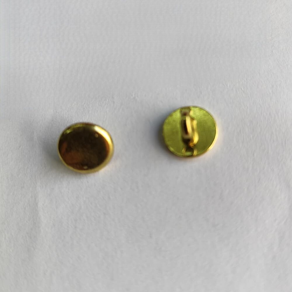 Botão de Metal 1916/18 Tam 18 Dourado/ 1000 pçs
