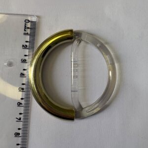 Passante 4,5cm de ABS 602/45 Dourado/ 100 pçs
