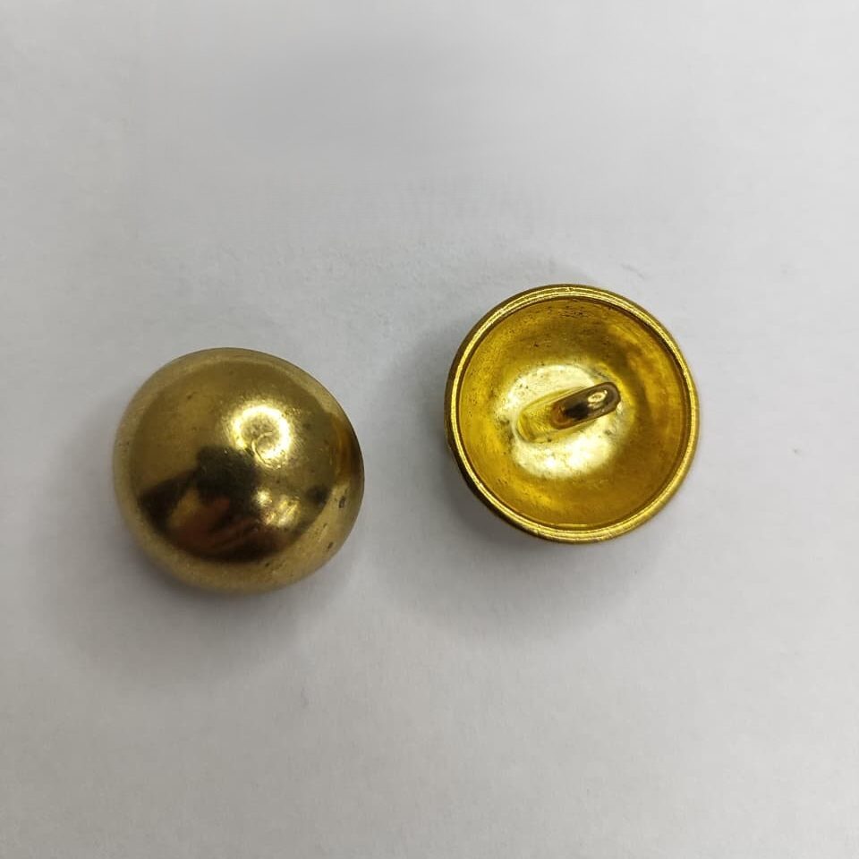 Botão de Metal 7889/36 Tam 36 Dourado/ 500pçs