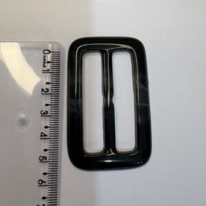 Passante 5,0cm de ABS 807012/50 Preto/ 100 pçs