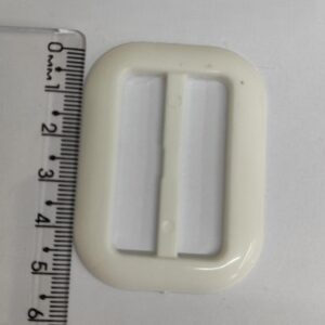 Passante 4,0cm de ABS 9013/40 Branco/ 100 pçs