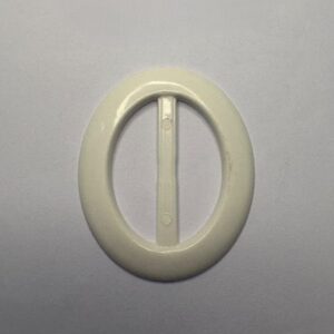Passante 4,0cm de ABS 9025/40 Branco/ 100 pçs