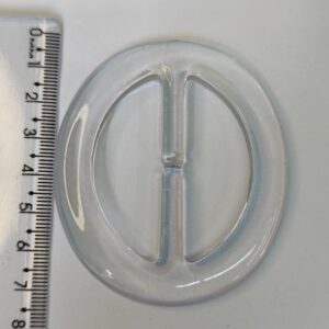 Passante 5,0cm de ABS 9027/50 Transparente/100pçs