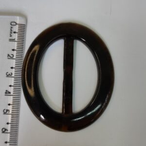 Passante 4,0cm de ABS 9030/40 Preto/ 100 pçs