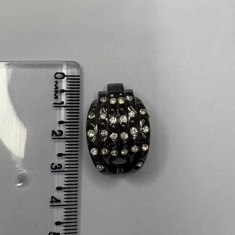 Passante 1,5cm de ABS 0340/15 Grafite/ 100pçs