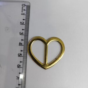 Passante 2,0cm de Metal 0775/20 Dourado/ 100pçs