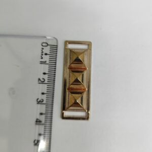 Passante 1,0cm de Metal 0812/10 Dourado/ 100pçs