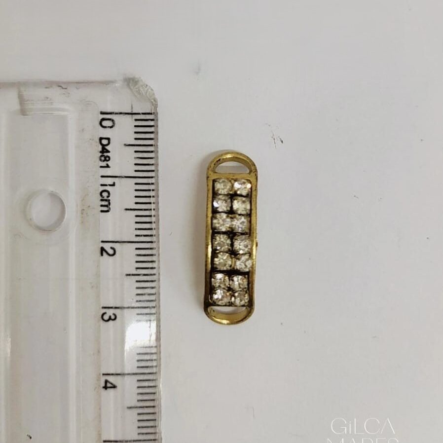 Passante 0,5cm de Metal 10352/05 Dourado/ 200pçs