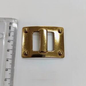 Passante 2,0cm de Metal 10634/20 Dourado/ 100pçs