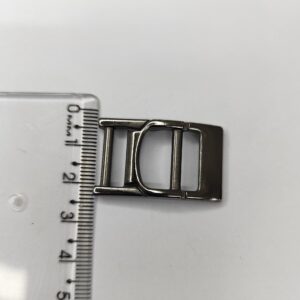 Passante 1,5cm de Metal 11132/15 Grafite/ 100pçs