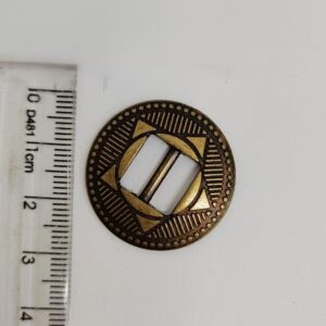 Passante 1,0cm Metal 11897/10 Ouro Velho/ 200pçs