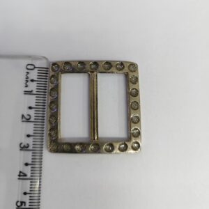 Passante 2,5cm de Metal 1515/25 Níquel/ 100pçs