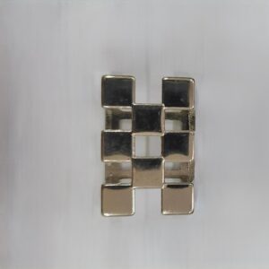Passante 2,0cm de Metal 20342/20 Níquel/ 100pçs