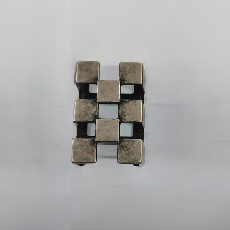 Passante 2,0cm Metal 20342/20 Prata Velho/100pçs
