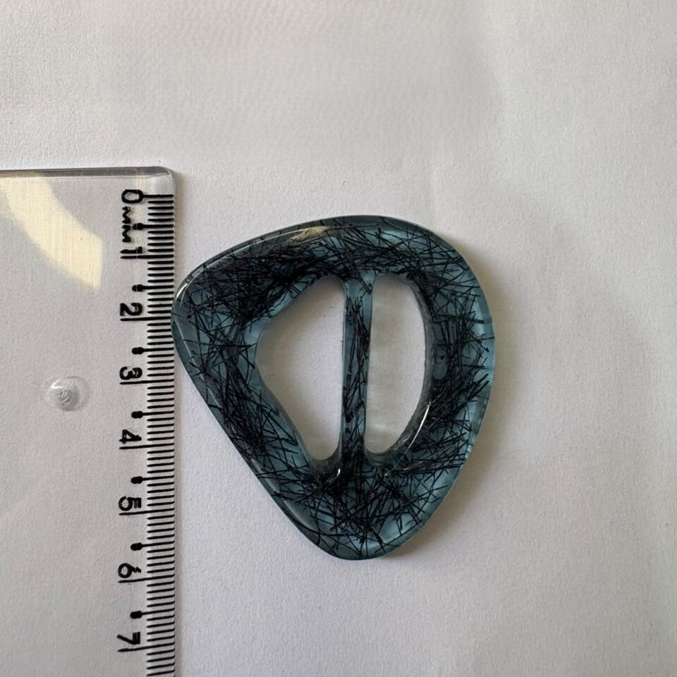 Passante 3,5cm Poliéster 214/35 Azul/ 50 pçs