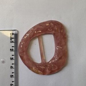 Passante 3,5cm Poliéster 214/35 Rosa/ 50 pçs