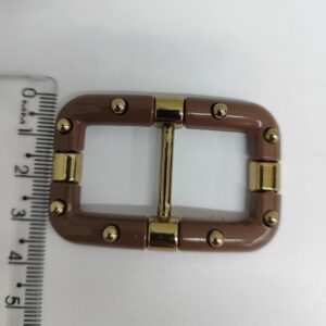 Passante 2,0cm de Metal 21425/20 Marrom/ 100pçs