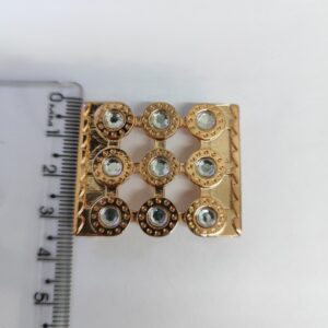 Passante 2,0cm de Metal 21629/20 Rose/ 100pçs