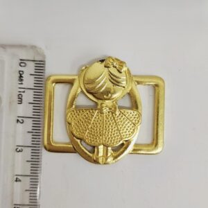 Passante 2,0cm de Metal 21699/20 Dourado/ 100pçs