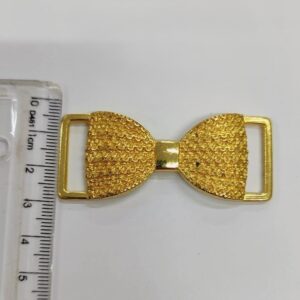 Passante 2,0cm de Metal 21813/20 Dourado/ 100pçs