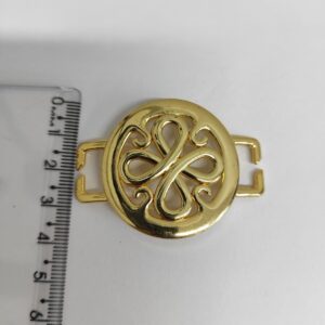 Passante 1,0cm de Metal 21892/10 Dourado/ 100pçs