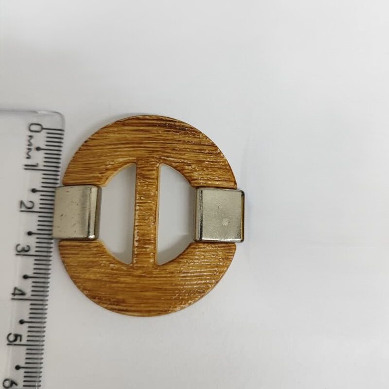 Passante 2,0cm de ABS 3041/20 Caramelo/ 100pçs