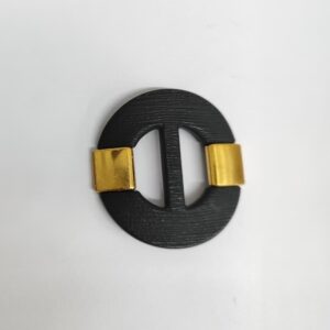 Passante 2,0cm de ABS 3041/20 Preto/ 100pçs