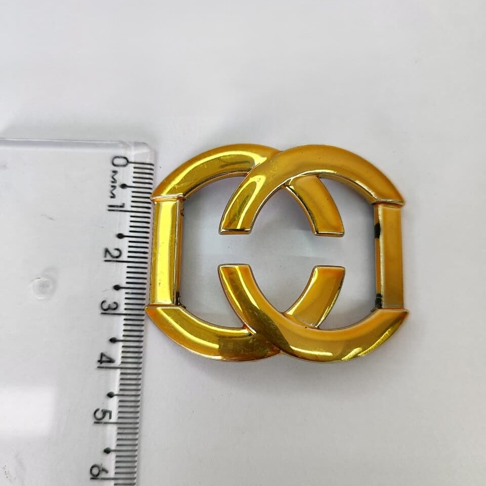 Passante 2,1cm de ABS 3341/21 Dourado/ 200pçs
