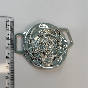 Passante 1,8cm de ABS 3526/18 Prata/ 200pçs