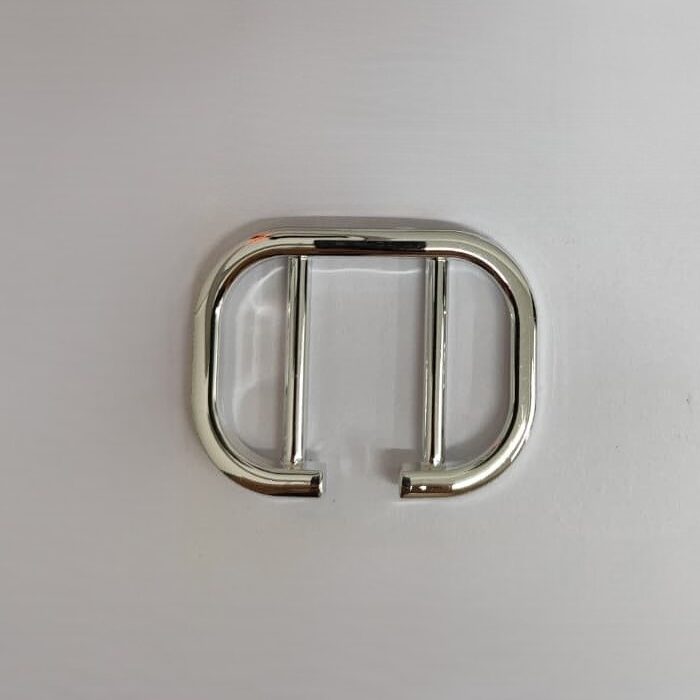 Passante 3,0cm de ABS 4102/30 Prata/ 100pçs