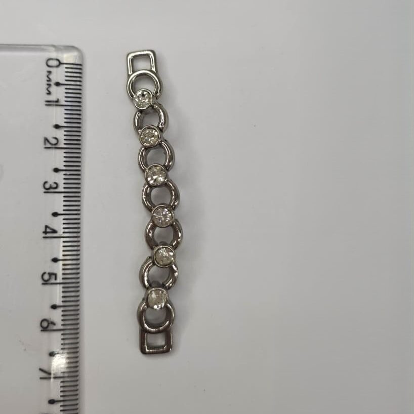 Passante 0,4cm de Metal 42421/04 Níquel/ 100pçs