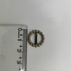 Passante 1,0cm de Metal 4886/10 Níquel/ 300pçs