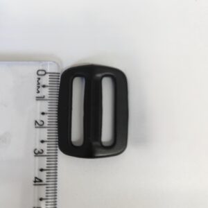 Passante 2,5cm de ABS 5012/25 Preto/ 300pçs