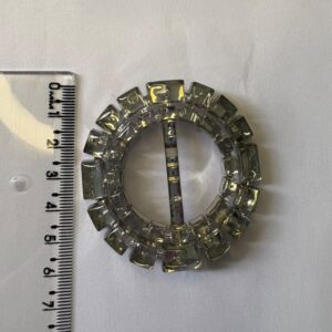 Passante 3,0cm Acrílico 577/30 Cinza/ 100pçs