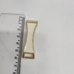 Passante 1,0cm de Metal 7053/10 Branco/ 100pçs