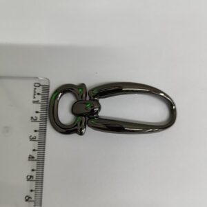 Passante 1,5cm de Metal 7063/15 Grafite/ 100pçs