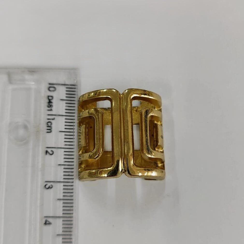 Passante 2,0cm de Metal 898/20 Dourado/ 100pçs