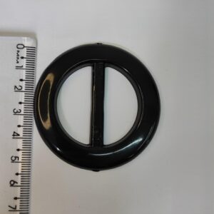 Passante 3,5cm de ABS 9028/35 Preto/ 100pçs