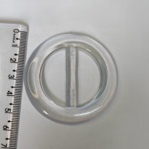 Passante 3,5cm Acrílico 9028/35 Transp/ 100pçs