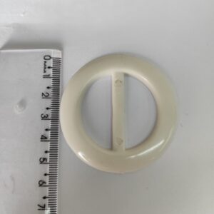 Passante 3,5cm de ABS 9030/35 Branco/ 100pçs