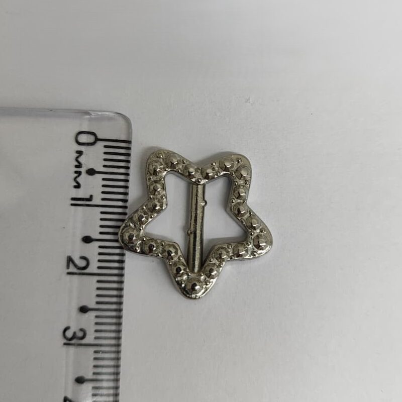 Passante 1,0cm de Metal 90768/10 Níquel/ 200pçs